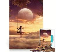 Rompecabezas oscilante de 1000 Piezas para Adultos Juguete para desarrollar la Habilidad y la Calma Corte preciso Regalo conmovedor 38x52cm