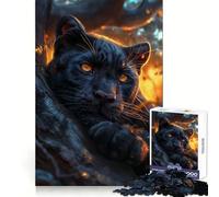 Rompecabezas Oscuros de Black Panther para Adolescentes, 1000 Piezas, Pensamiento estratégico, interacción Suave, Ajuste preciso, (50x75cm)