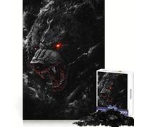 Rompecabezas Oso Negro Enojado de 1000 Piezas para Adolescentes Un desafío Mental Un Juego de Ocio Relajado Ajuste Ideal (50x75cm)