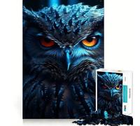 Rompecabezas Owl Magic de 1000 Piezas para Adolescentes Juego Inteligente de Rompecabezas Tiempo de Aprendizaje Imagen para armar Un Regalo Encantador (50x75cm)