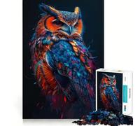 Rompecabezas Owl Magic de 1000 Piezas para Adolescentes Juego Mental Juguete para el hogar Corte preciso (50x75cm)