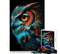 Rompecabezas Owl Magic de 1000 Piezas para Adolescentes Juguete para desarrollar la lógica y la Capacidad de relajación Corte preciso Regalo Ideal (38x52cm)