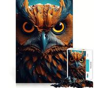 Rompecabezas Owl Magic de 1000 Piezas para Adolescentes Juguete para desarrollar la lógica y la Capacidad de relajación Corte preciso Regalo Ideal (38x52cm)