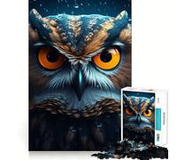 Rompecabezas Owl Magic de 1000 Piezas para Adultos Regalos Divertidos y de Ocio Precioso Regalo (38x26cm)