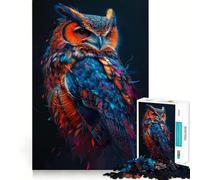 Rompecabezas Owl Magic de 1000 Piezas para Adultos Regalos Divertidos y de Ocio Precioso Regalo (38x26cm)