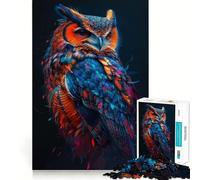Rompecabezas Owl Magic de 1000 Piezas para Adultos Regalos Divertidos y de Ocio Precioso Regalo (38x52cm)