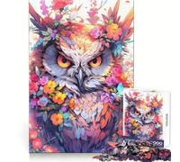 Rompecabezas Owl Sage para Adultos de 1000 Piezas, Juguete Que desafía la Mente, para una escapada Tranquila, colección Art Collection (38x52cm)