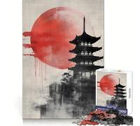 Rompecabezas Pagoda Reverie para Adultos, 1000 Piezas, Rompecabezas Mental, Relajante, para armar, (38x52cm)