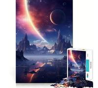 Rompecabezas Paisaje del Valle de la Galaxia,1000 Piezas,diversión para estimular la concentración,Corte láser para un Ajuste, Actividad para Compartir con Seres Queridos (38x52cm)
