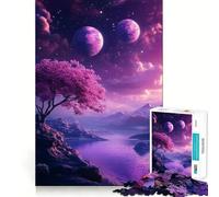 Rompecabezas Paisaje del Valle de la Galaxia de 1000 Piezas Juguete Creativo para desarrollar la Habilidad Componentes Resistentes y de Corte Limpio Ideal para Viajar Juego Mental