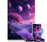 Rompecabezas Paisaje del Valle de la Galaxia para Adultos,1000 Piezas,Juego para Estimular el Cerebro,Corte de Precisión,Bordes Lisos,Un Reto Divertido para Pasar el Tiempo (38x52cm)