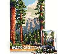 Rompecabezas paisajístico Pacific Crest Trail para Adolescentes, 1000 Piezas, Juguete de lógica Resistente, Tranquilo, con Bordes definidos, Regalo Elegante (38x52cm)