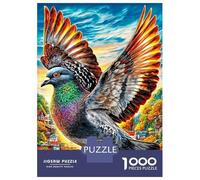 Rompecabezas Paloma 1000 Piezas para Adultos Y Niños - DIY Puzzle Entretenimiento Creativo Y Desafío Relajante 52x38cm/1000pcs