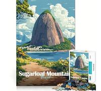 Rompecabezas Pan de Azúcar, Brasil, 1000 Piezas para Adolescentes Juguete Inteligente para el hogar Corte preciso Regalo Original 50x75cm