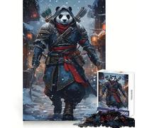 Rompecabezas Panda Asesino en Ciudad Nevada para Adolescentes, 1000 Piezas, Juguete Intelectual, Escape Calmado, Corte de Calidad, Regalo de Temporada (50x75cm)