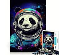 Rompecabezas Panda Astronauta para Adolescentes, 1000 Piezas, Mejora la Memoria, Juego de Interior, Ensamblaje de Imágenes, (50x75cm)