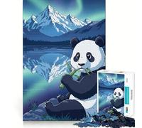 Rompecabezas Panda Bamboo Mountain para Adultos, 1000 Piezas, fortalece la Memoria, Actividad para el hogar, Bordes limpios, Regalo Festivo (50x75cm)