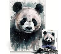Rompecabezas Panda Beauty Watercolor de 1000 Piezas para Adolescentes, Juguete de lógica Clara, Ligero y Relajante, Corte Perfecto, Regalo conmovedor (38x26cm)