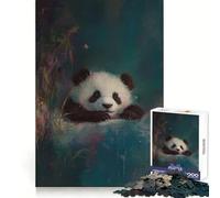 Rompecabezas Panda Cub para Adolescentes, 1000 Piezas, Juguete Intelectual, Escape Tranquilo, Corte de Calidad, Regalo de Temporada (50x75cm)