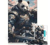 Rompecabezas Panda Fighter de 1000 Piezas para Adolescentes Juguete de lógica Clara, Ligero y Relajante Corte Perfecto Regalo conmovedor (38x52cm)