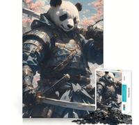 Rompecabezas Panda Fighter para Adultos, 1000 Piezas, Rompecabezas Mental, Juego Lento, Disfruta del Montaje de imágenes, (38x26cm)