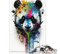 Rompecabezas Panda II, decoración única para el hogar, Rompecabezas de cartón Premium para Adultos y Adolescentes, 1000 Piezas (26 x 38 cm)