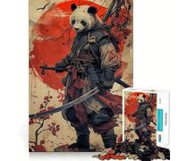 Rompecabezas Panda Moon Red Japan para Adultos, 1000 Piezas, Juguete para ejercitar la Mente, Tiempo de relajación, diseño, Montaje, (38x26cm)