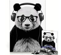 Rompecabezas Panda Music para Adolescentes, 1000 Piezas, Juguete para ejercitar la Mente, Divertido y Relajante, Arte para armar, Coleccionable (38x52cm)