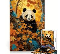 Rompecabezas Panda Paradise de 1000 Piezas para Adultos Juguete de lógica Resistente, Divertido y Relajante Bordes definidos Regalo Memorable (50x75cm)