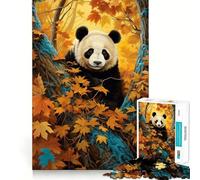 Rompecabezas Panda Paradise de 1000 Piezas para Adultos y Adolescentes Juguete de lógica para Relajarse Corte de precisión Regalo Ideal (38x52cm)