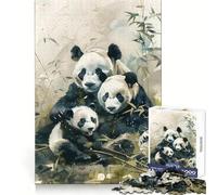 Rompecabezas Panda Paradise para Adultos, 1000 Piezas, Juguete Intelectual, Juego Relajante, decoración de Pared (38x26cm)