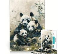 Rompecabezas Panda Paradise para Adultos, 1000 Piezas, Juguete Intelectual, Juego Relajante, decoración de Pared (38x26cm)