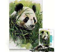 Rompecabezas Panda Pastels para Adultos, 1000 Piezas, Juguete para ejercitar la Mente, Alivio del estrés, diseño para armar, Regalo Encantador (50x75cm)