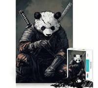 Rompecabezas Panda Samurai Warrior para Adultos, 1000 Piezas, Logic Boost Toy Group, Joy Premium Edge, Sorpresa de cumpleaños (50x75cm)