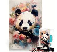 Rompecabezas Panda The Fluffy Wonder para Adultos, 1000 Piezas, Juguete para ejercitar la Mente, Tiempo de relajación, diseño, Montaje, (50x75cm)