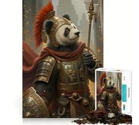 Rompecabezas Panda Warrior para Adolescentes, 1000 Piezas, Think Toy, diversión Relajante, Arte de Corte Limpio, Coleccionable (50x75cm)