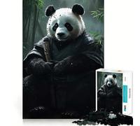 Rompecabezas Panda Warrior para Adultos, 1000 Piezas, Juguete para desarrollar la Mente, Juego de ingenio, diseño y Montaje, Regalo Encantador (38x26cm)