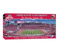 Rompecabezas panor mico del estadio de los Ohio State Buckeyes de la NCAA MasterPieces, The Horseshoe, 1000 piezas