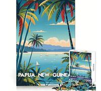 Rompecabezas Papua Tropical Escape de 1000 Piezas para Adultos Juguete de lógica y Entretenimiento Bordes Suaves Regalo conmovedor (38x26cm)
