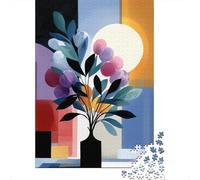 Rompecabezas para Adolescentes 1000 Abstract Flower Art Print-1 Rompecabezas DIY Juguetes Difícil Oferta Difícil como Regalos para Toda La Familia 38x26cm/1000pcs