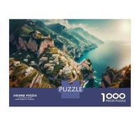 Rompecabezas para Adolescentes 1000 Amalfi Coast, Italy Rompecabezas para Adultos Juego De Ingenio Carrera De Velocidad De Manos para Cumpleaños, Navidad 70x50cm/1000pcs