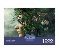 Rompecabezas para Adolescentes 1000 Amazon Rainforest Wildlife Rompecabezas para Adultos Juguete Decoración De Pared Alivia El Estrés Ayuda A Ejercitar El Cerebro 52x38cm/1000pcs