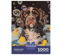 Rompecabezas para Adolescentes 1000 American Water Spaniel Dog Rompecabezas para Adultos Juego Práctico Patrón De Ensamblaje Oferta como Regalos para Toda La Familia 70x50cm/1000pcs