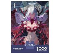 Rompecabezas para Adolescentes 1000 Angel Wings Fantasy Girl Rompecabezas para Adultos Juego Práctico Mejora La Memoria para Cumpleaños, Navidad 70x50cm/1000pcs