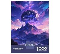 Rompecabezas para Adolescentes 1000 Anime Mountain Cosmos Rompecabezas para Adultos Juegos Divertidos Regalos para Mujeres Ayuda A Ejercitar El Cerebro 38x26cm/1000pcs