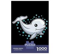 Rompecabezas para Adolescentes 1000 Baby Beluga Whale Gift Rompecabezas para Adultos Juguetes Antiestrés Regalos para Mujeres Oferta como Regalos para Toda La Familia 52x38cm/1000pcs