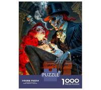 Rompecabezas para Adolescentes 1000 Baron Samedi and Maman Brigitte Rompecabezas para Adultos Juguete Decoración De Pared Alivia El Estrés Ayuda A Ejercitar El Cerebro 52x38cm/1000pcs