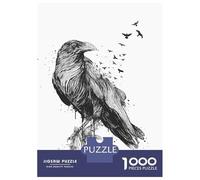 Rompecabezas para Adolescentes 1000 Born to Be Free (BW) Rompecabezas para Adultos Juego De Ingenio Carrera De Velocidad De Manos para Cumpleaños, Navidad 52x38cm/1000pcs