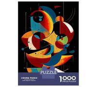 Rompecabezas Para Adolescentes 1000 Celestial Harmony - Dynamic Geometric Abstract Rompecabezas Para Adultos Juego Práctico Patrón De Ensamblaje Oferta Como Regalos Para Toda La Familia 38x26cm/1000pc