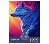 Rompecabezas para Adolescentes 1000 Celestial Wolf Rompecabezas para Adultos Juguetes Antiestrés Regalos para Mujeres Oferta como Regalos para Toda La Familia 38x26cm/1000pcs